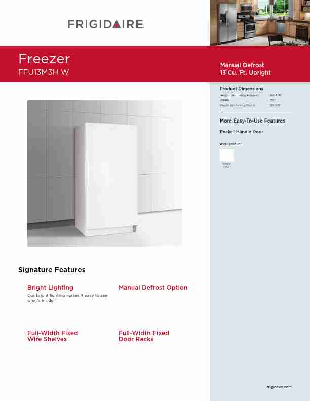 Frigidaire Freezer FFU13M3H W-page_pdf